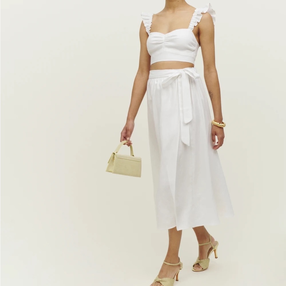 Reformation Pam Linen Two Piece